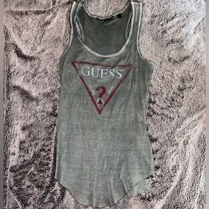 Vintage Guess grey and red tank top size xs 
#guess